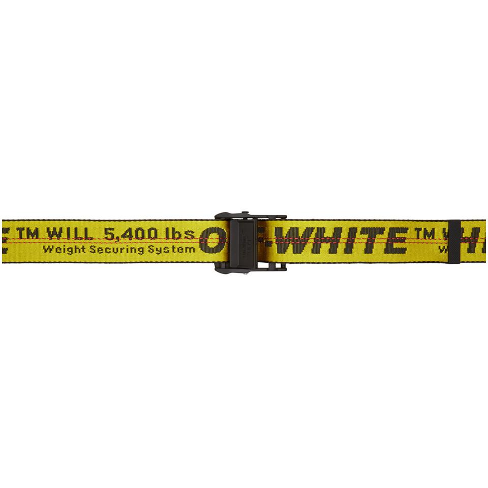 ceinture jaune off white