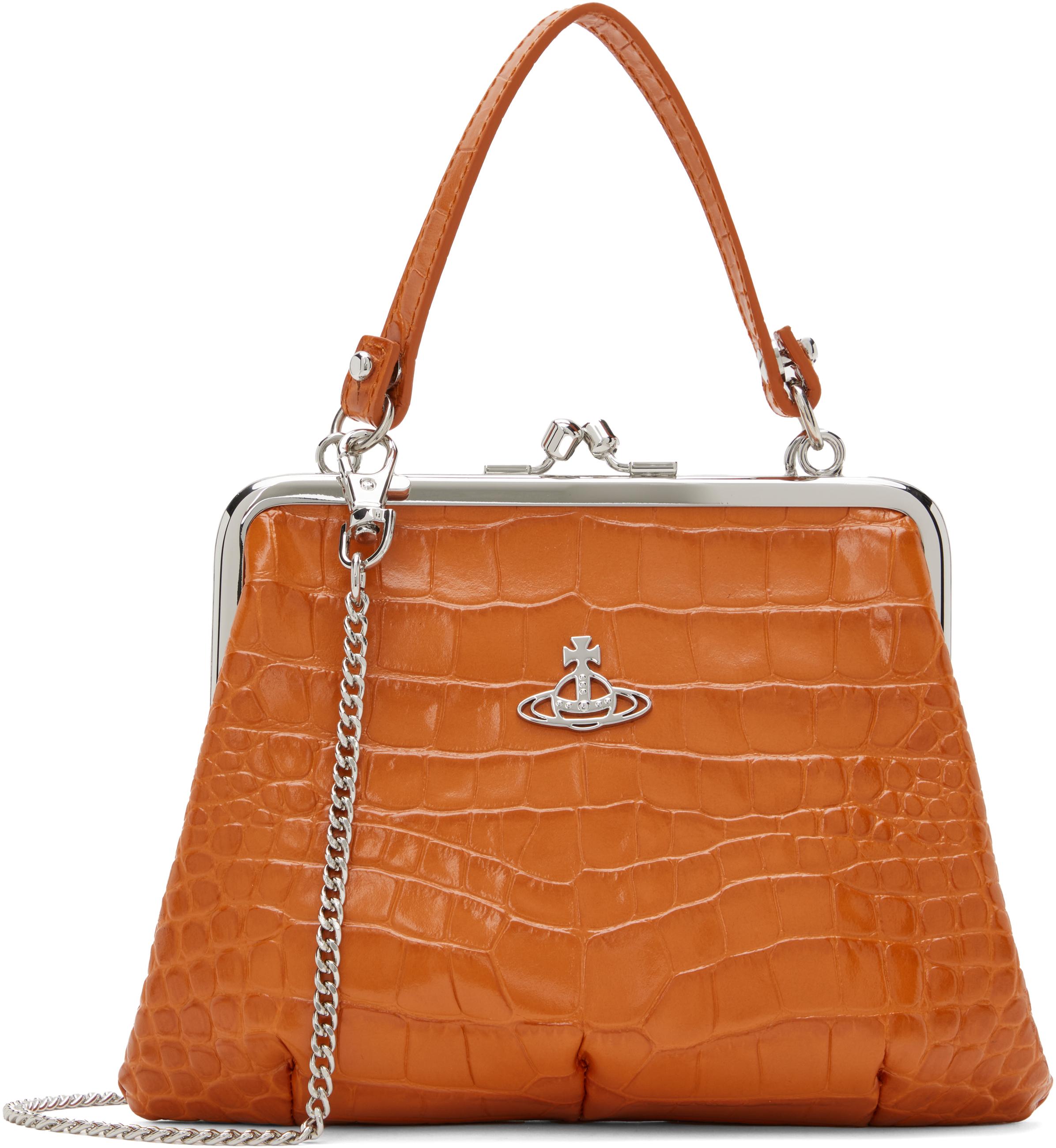 Vivienne Westwood レディース ブラウン Granny Frame バッグ トップ 