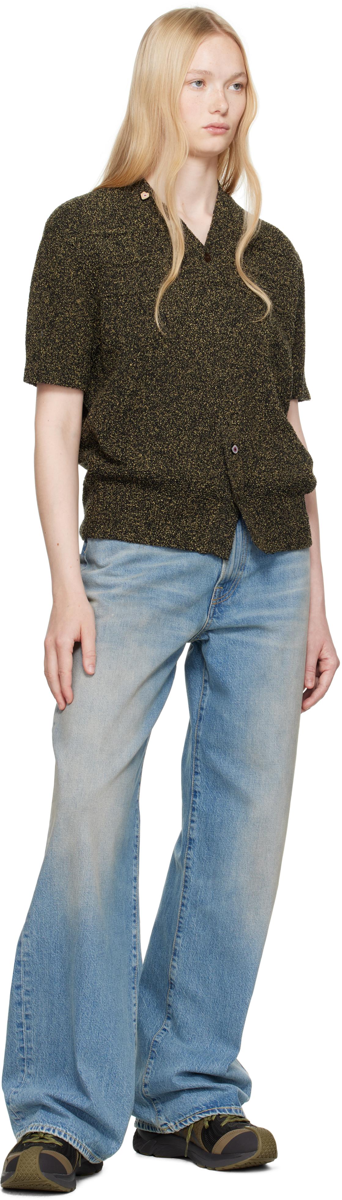 【ADERERROR】 Half Sleeve Knit Product. 60 ★ Semi Over Fit Adererror Half Sleeve Knit Product. 60 T-Shirt in Blue | Lyst