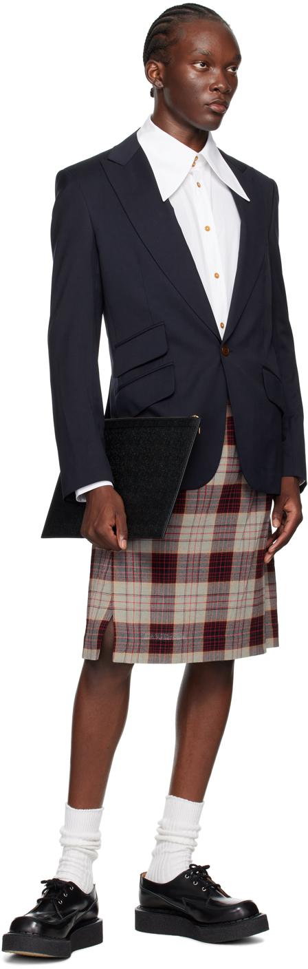 Vivienne Westwood メンズ ブルー ネイビー 1つボタン テーラード 