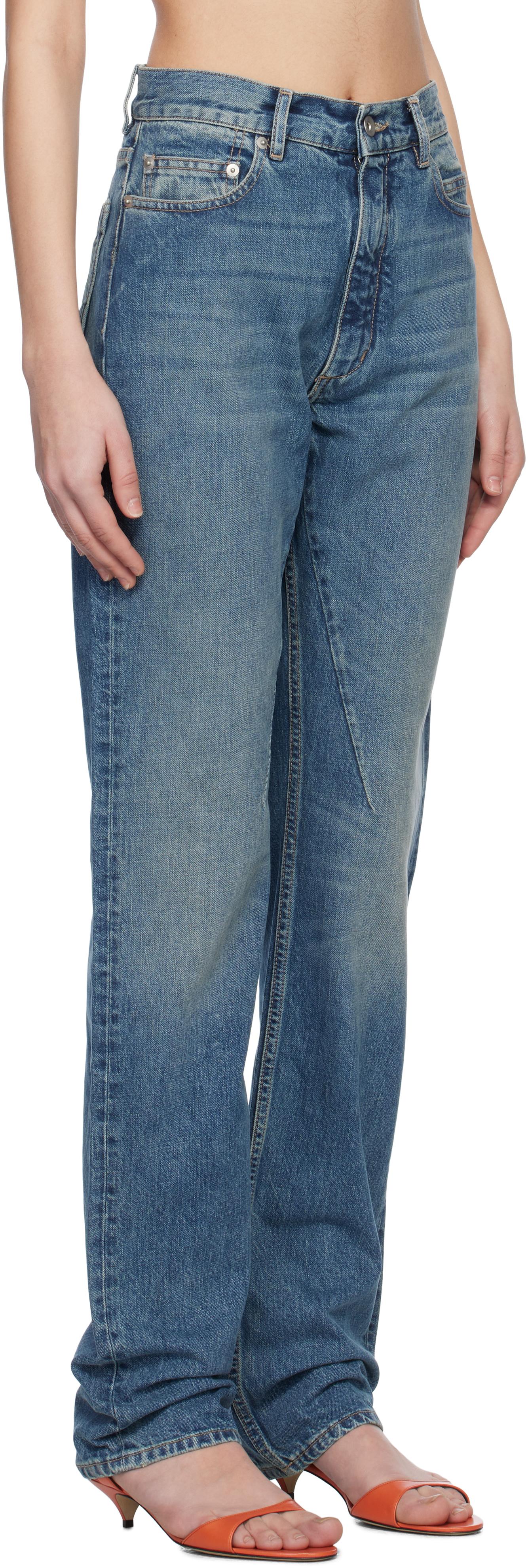 Rick Owens Hollywood Granbury Jeans in Blue | Lyst