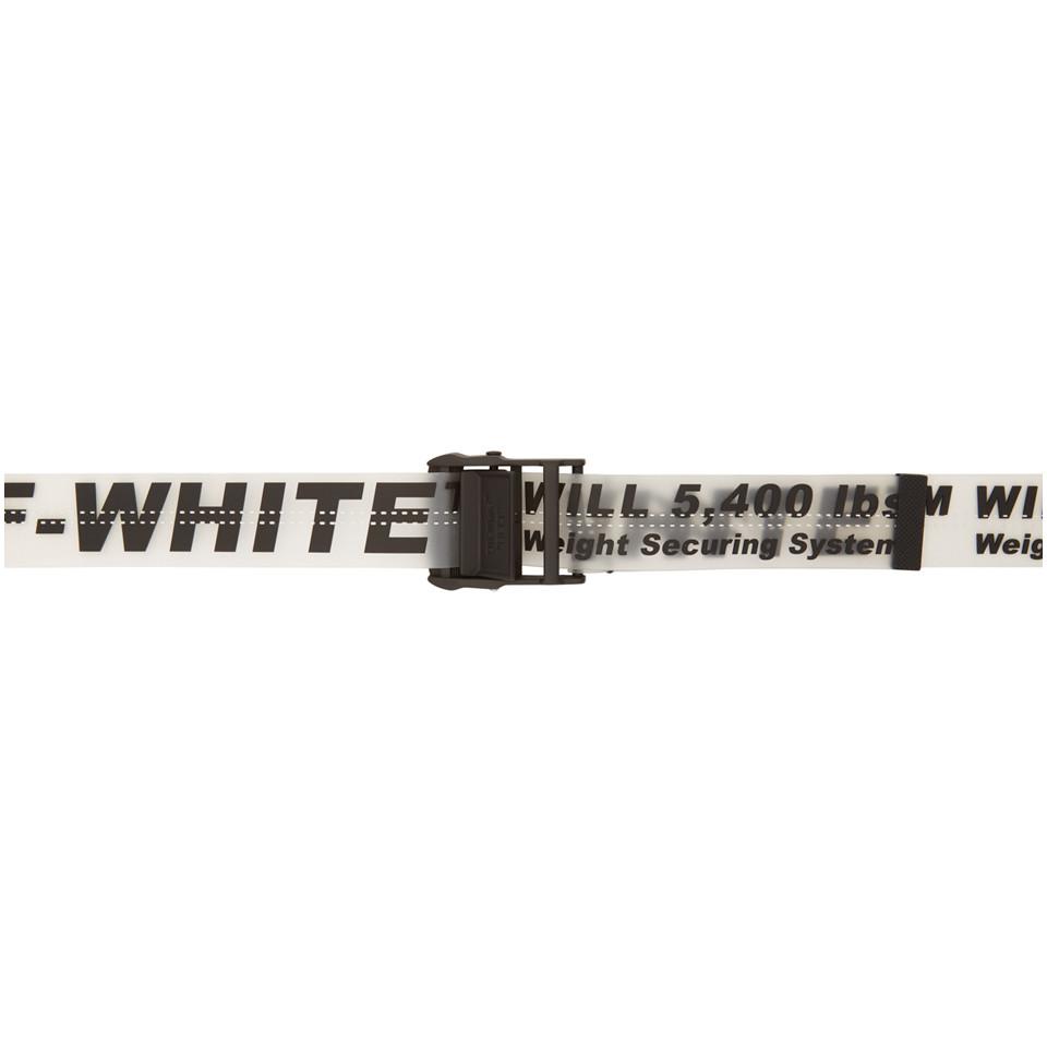 Off-White c/o Virgil Abloh Black And Transparent Rubber Industrial 