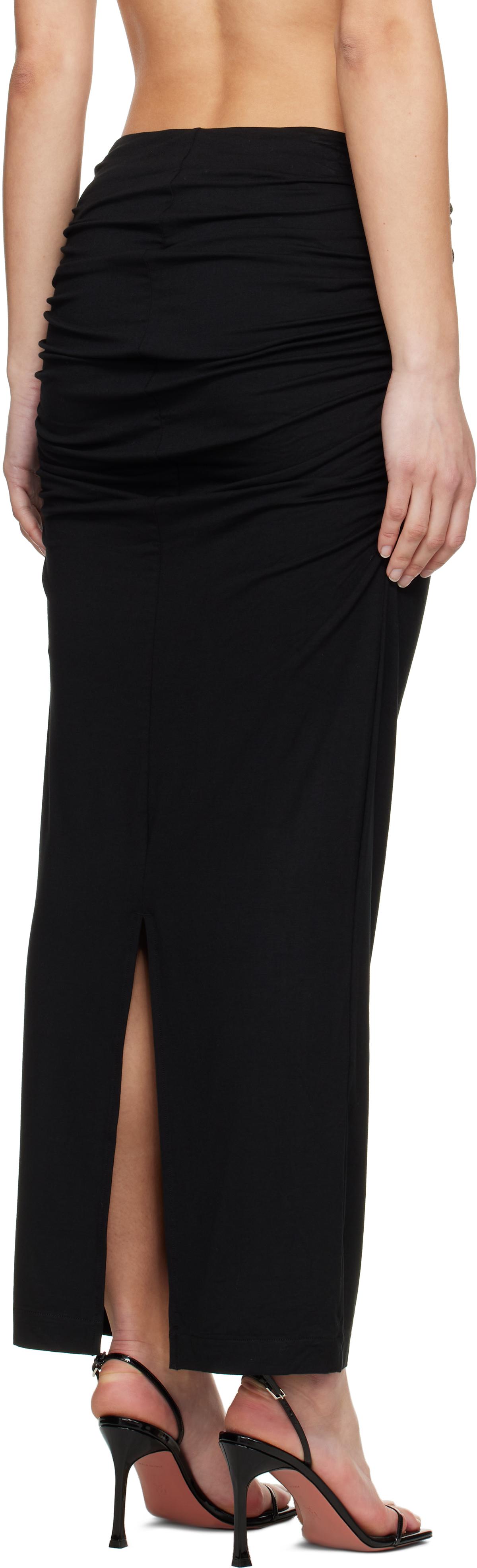 【関税込み】Entire Studios ブラック Surge マキシスカート ENTIRE STUDIOS Surge Maxi Skirt | Black | FARFETCH