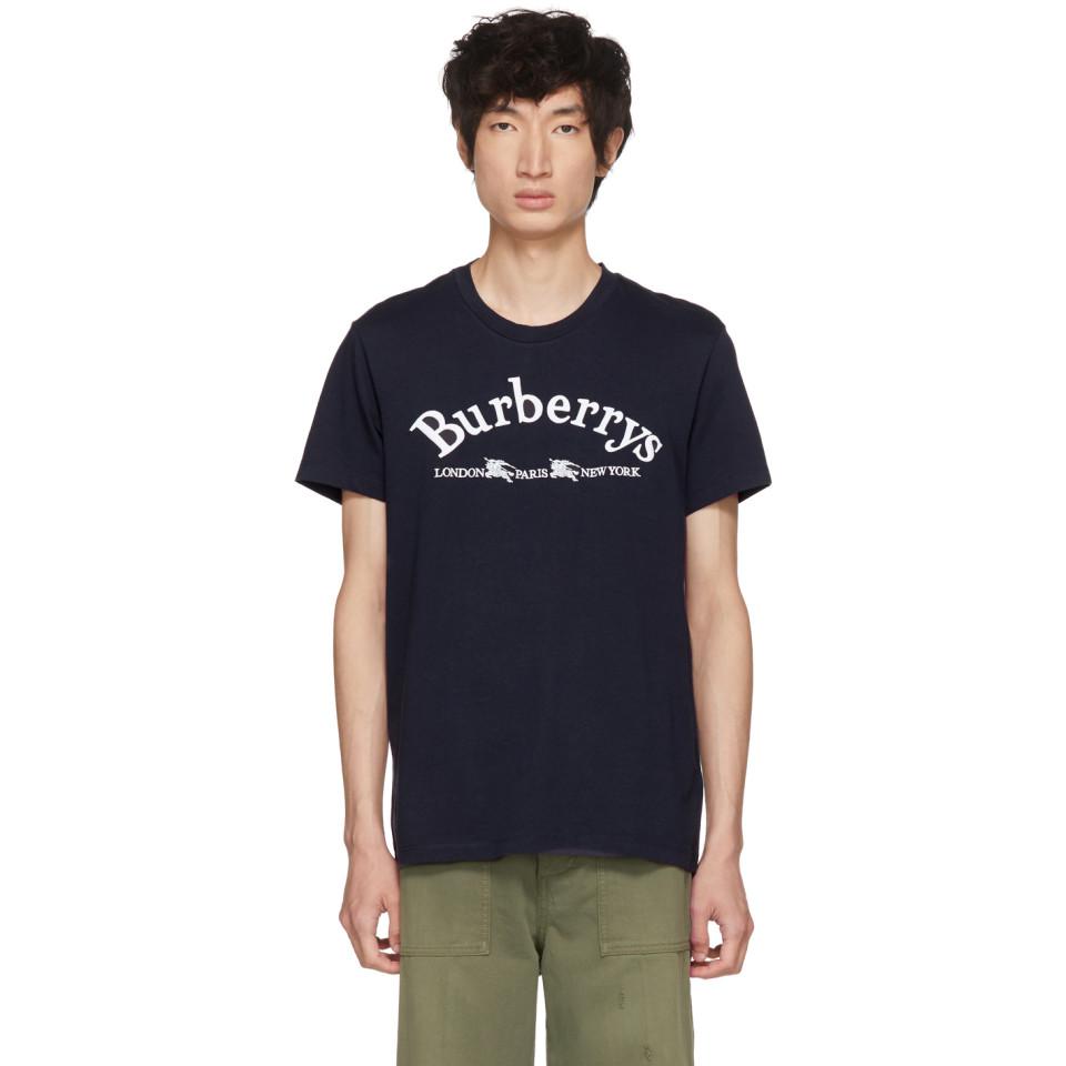 burberry embroidered logo t shirt