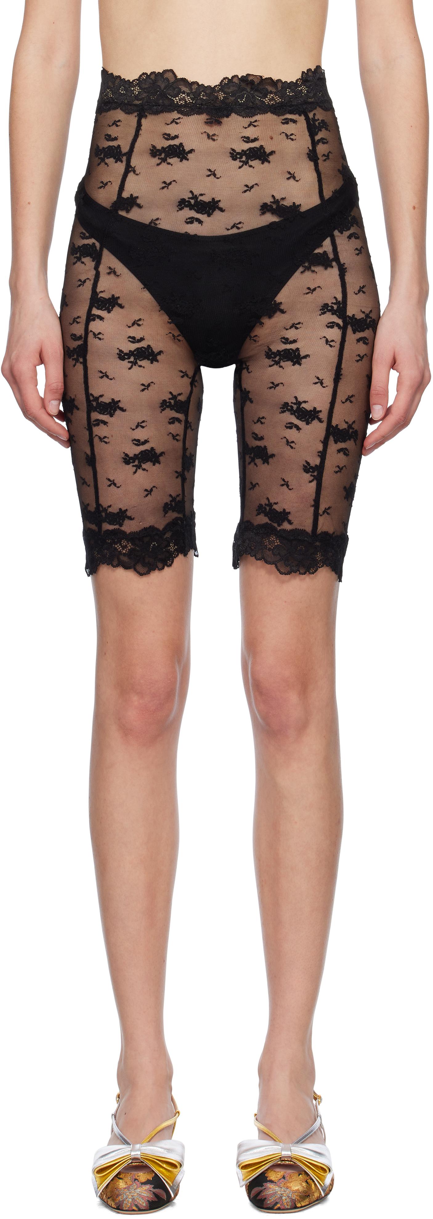 Yuhan Wang Lace Ribbon Shorts レース ショーツ Women's Designer