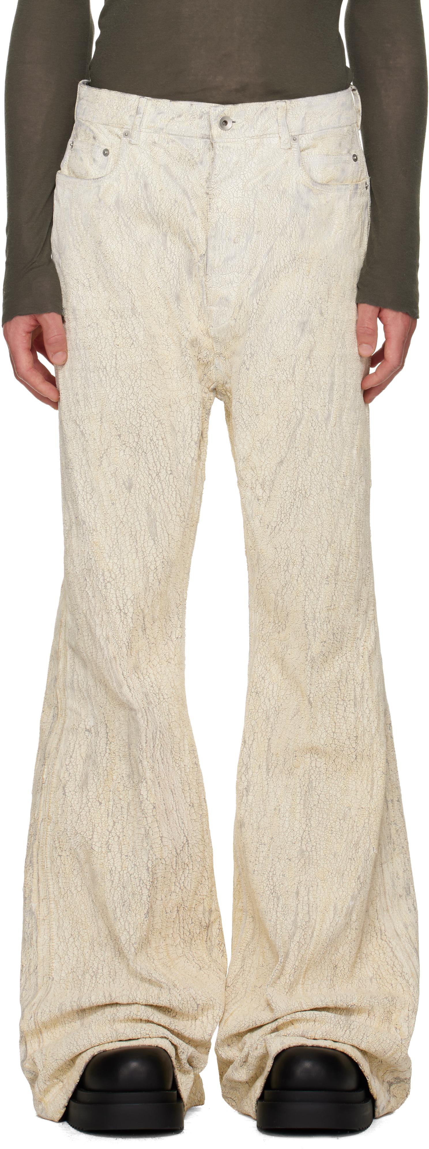 Rick Owens Off- Concordians Runway Bolan Jeans in Natural for Men 
