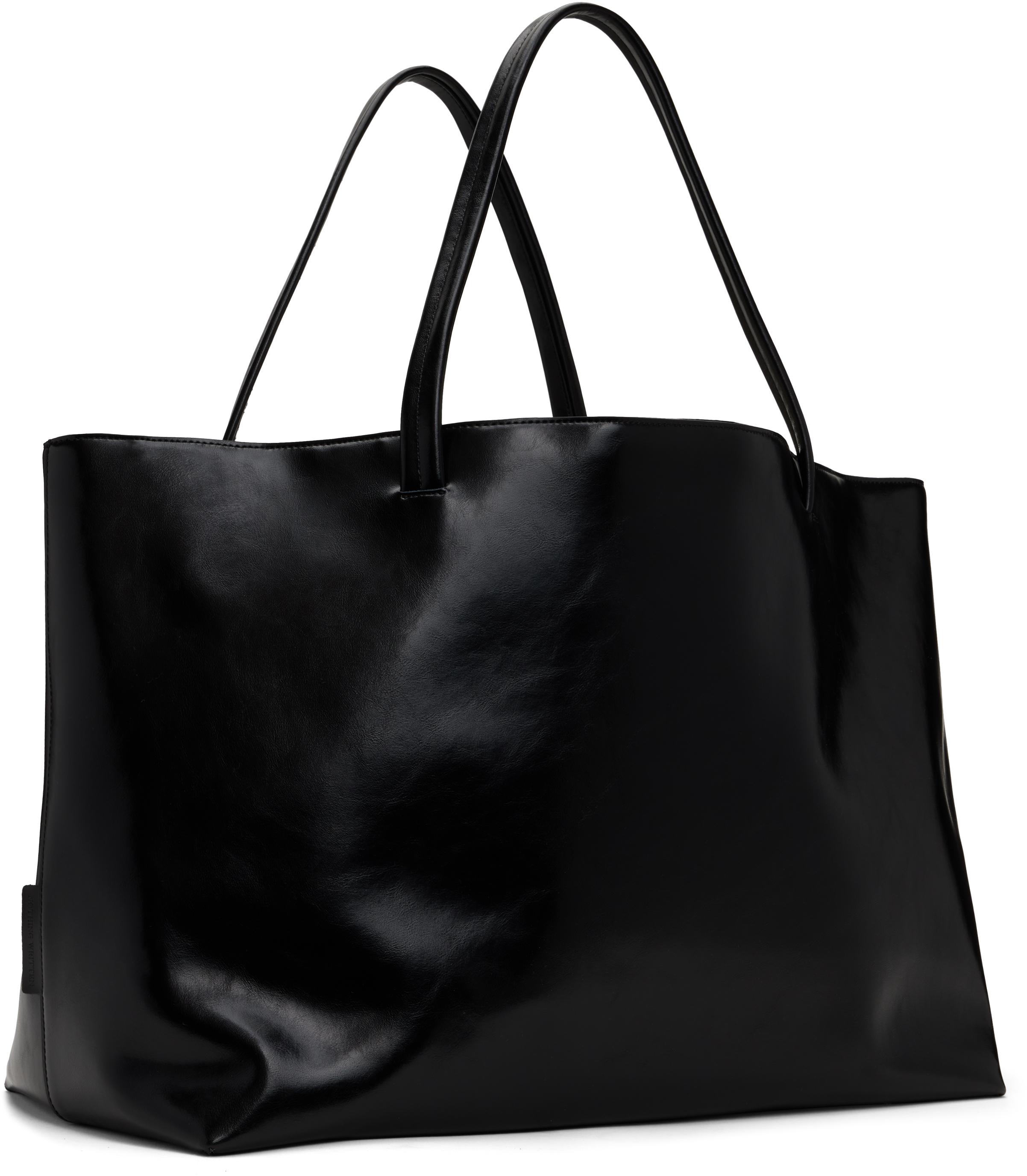 NOTHING WRITTEN☆Large tote bag 3RD / Large tote bag (Black) - Nothing written