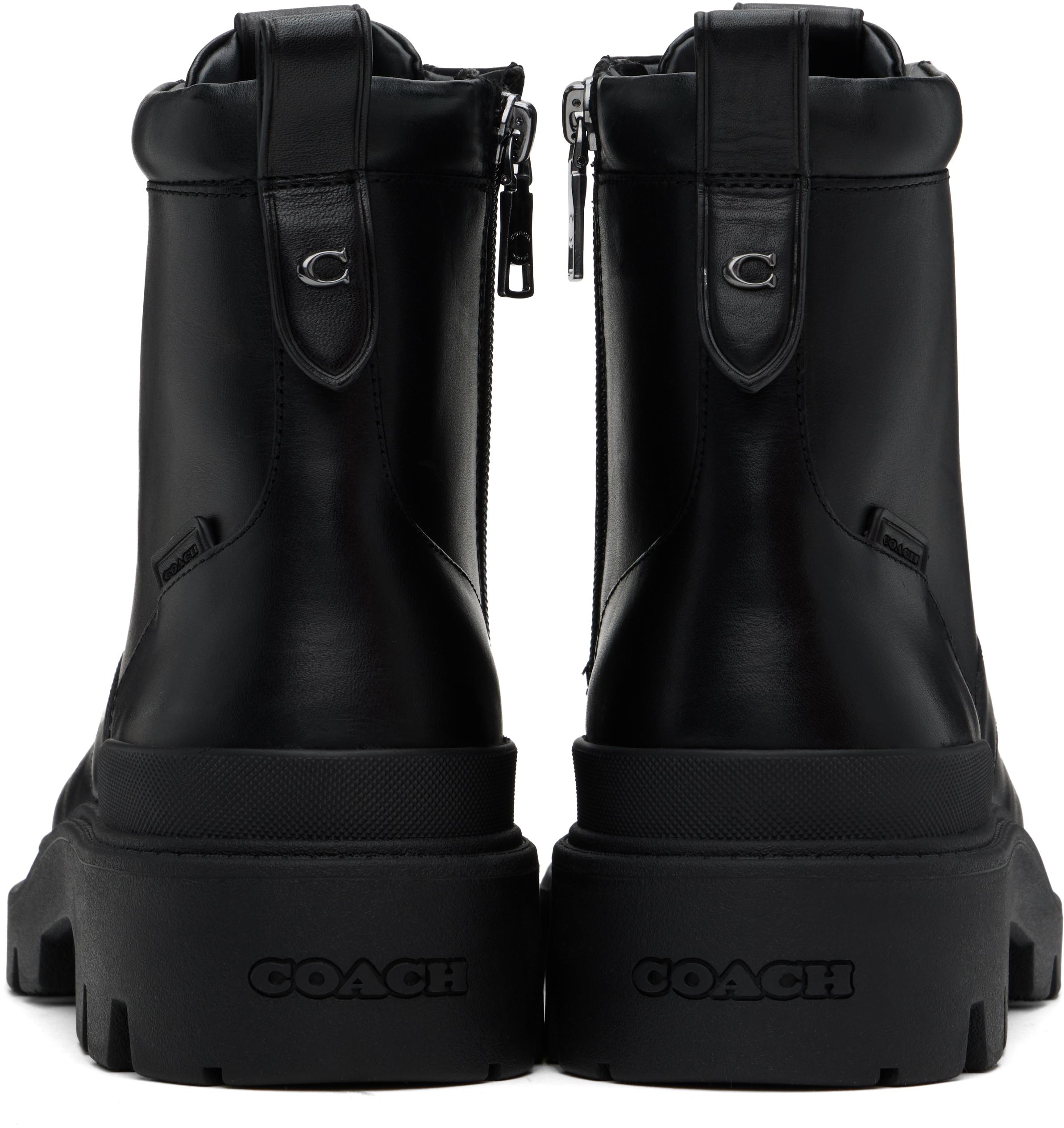 COACH Connor Boots in Black for Men | Lyst UK