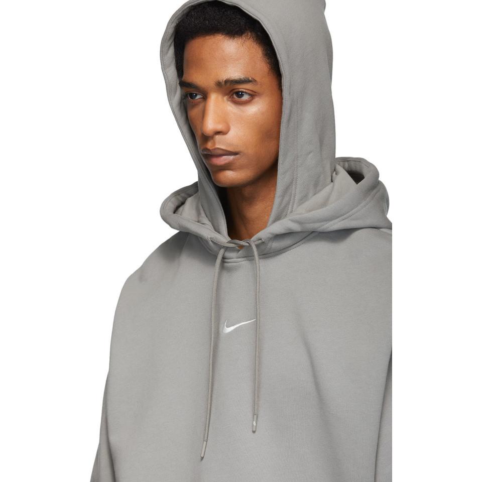 Nike Cotton Grey Fear Of God Edition Nrg Hoodie in Gray for Men - Lyst