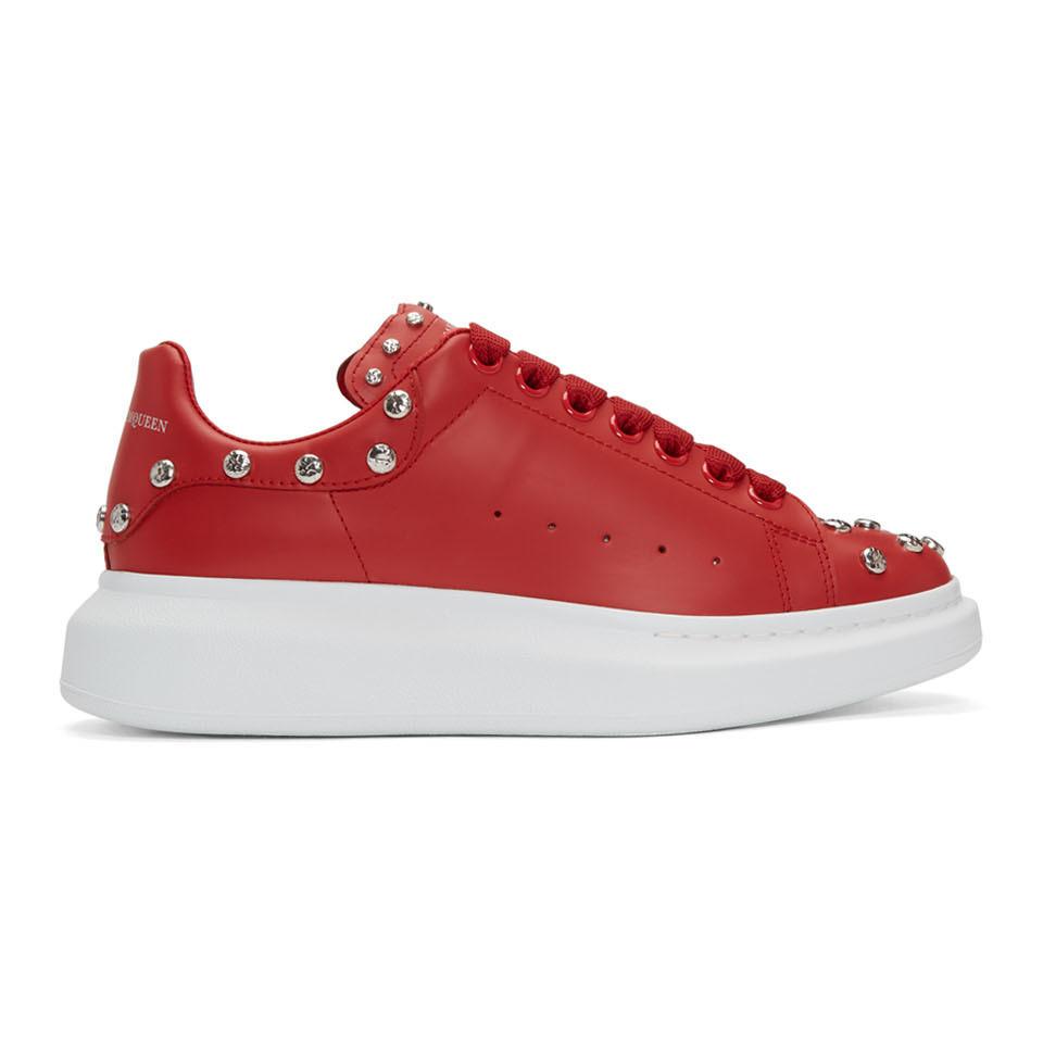 alexander mcqueen oversized sneaker orange