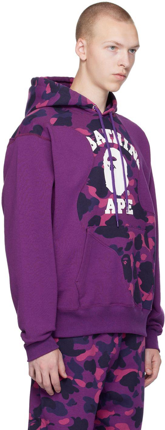 Purple Bape Hoodie - New Stock 2023