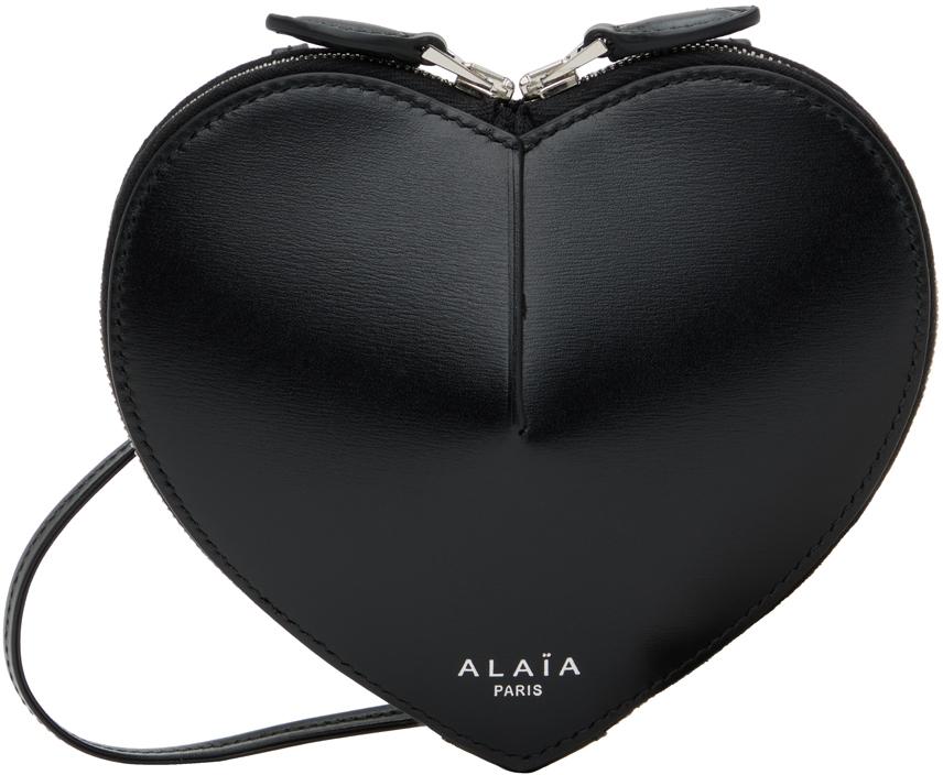 ALAIA アライア ハート Le Coeur Mini leather coin purse836808 Le Cœur Mini leather coin purse in black - Alaia | Mytheresa