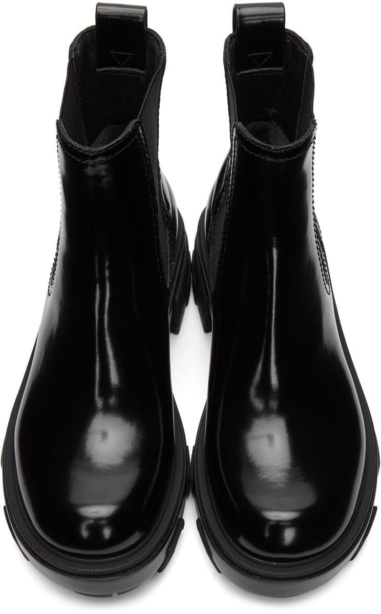 Rag & Bone Shaye Patent-leather Chelsea Boots in Black | Lyst