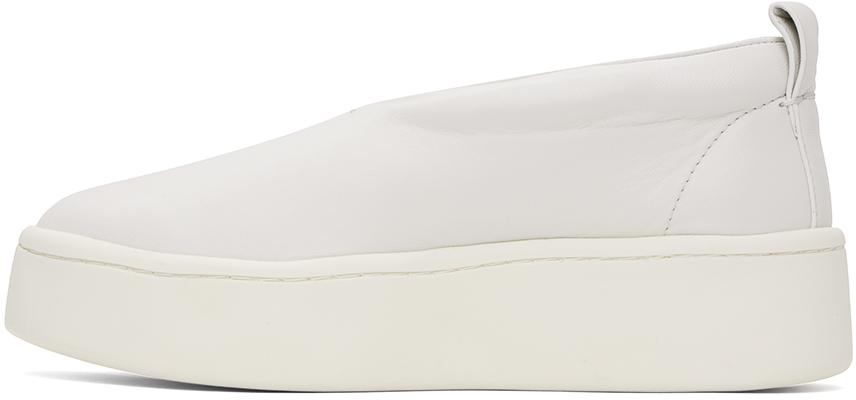 Slip on deals white platform sneakers