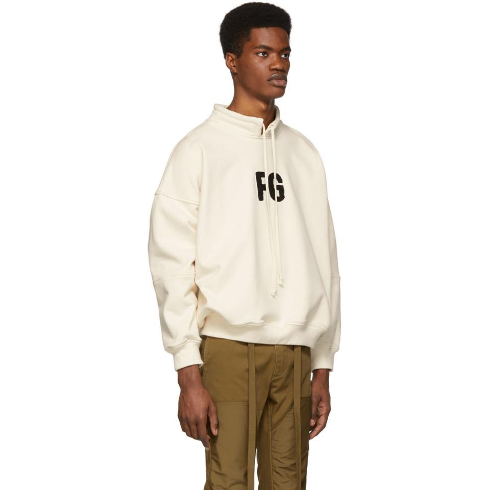 mock collar sweatshirt