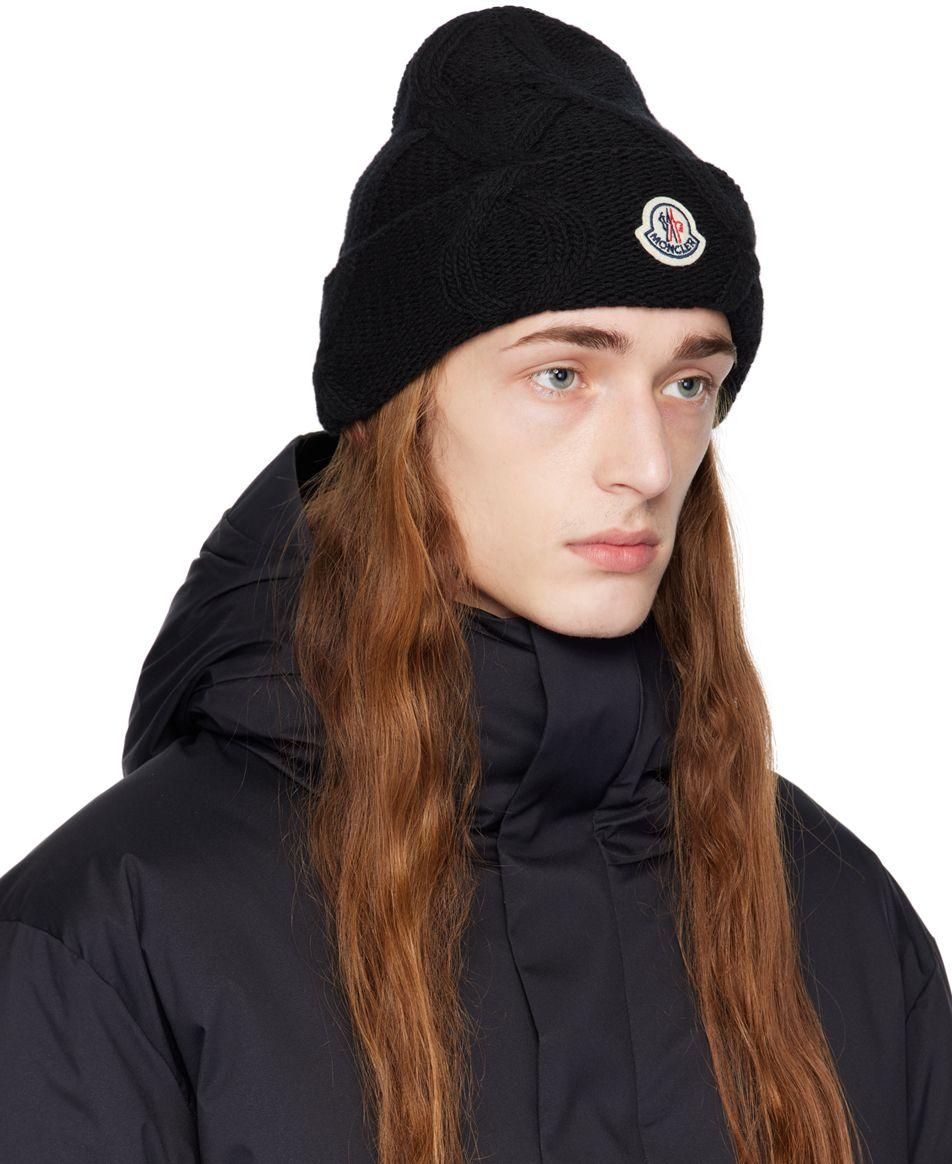 Moncler - Logo Patch Beanie - Santa Eulalia