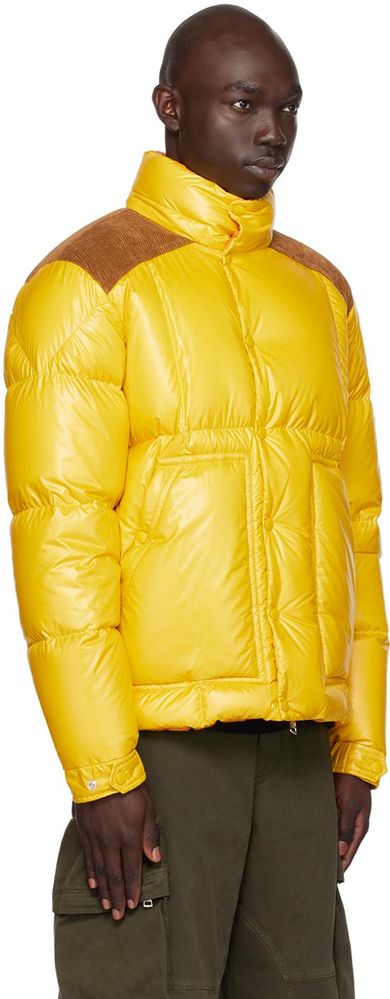 Yellow puffer jacket discount mens