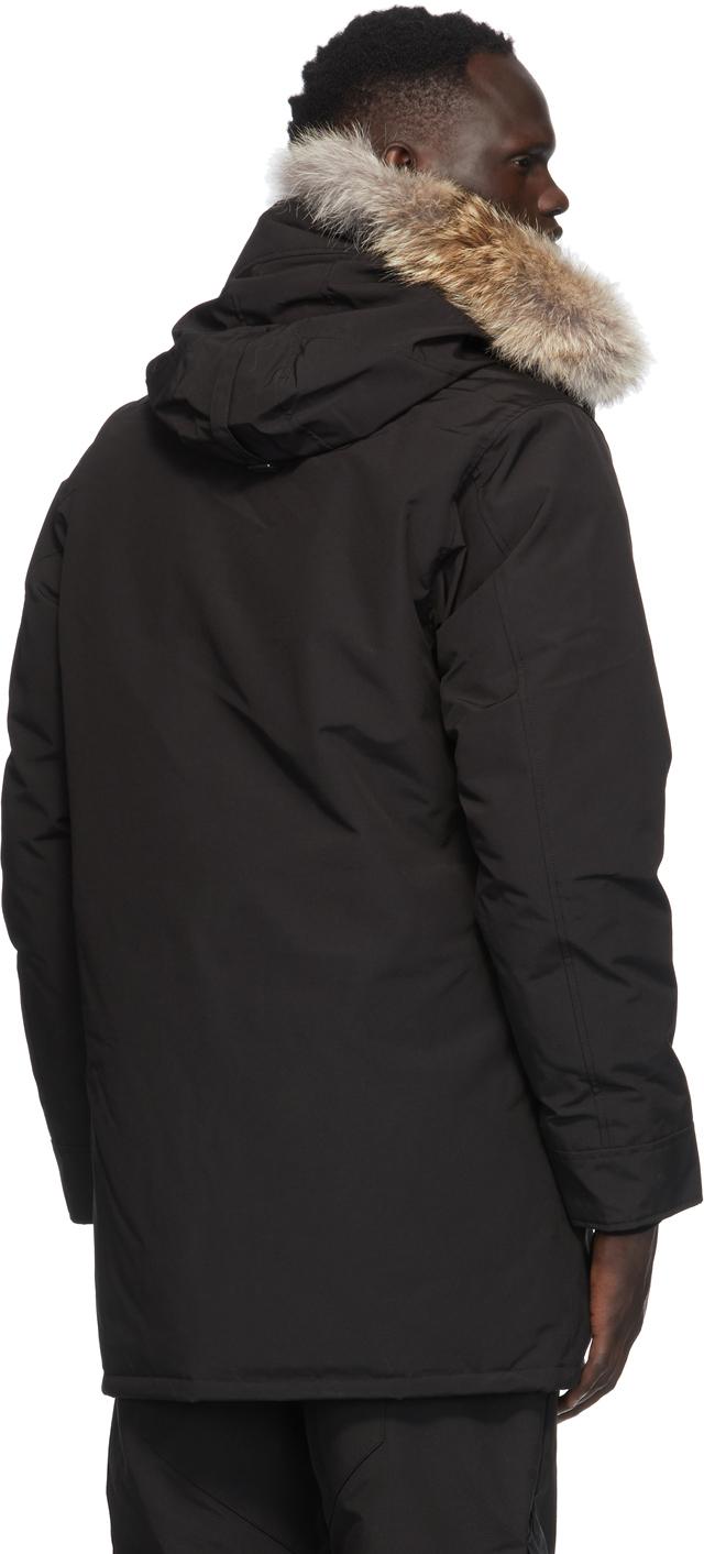 langford parka black label with hood trim