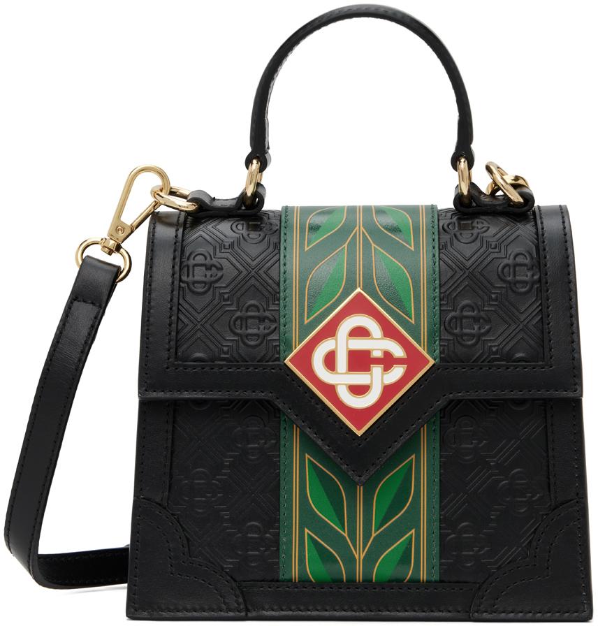 ショルダーバッグ・ポシェット Jeanne B Shoulder Bag - Casablanca - Leather - Black Black Jeanne Pochette Shoulder Bag – Casablanca