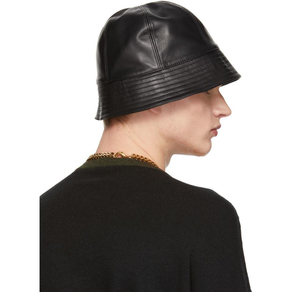 Loewe - Men - Logo-Appliquéd Padded Nylon Bucket Hat Black - 59