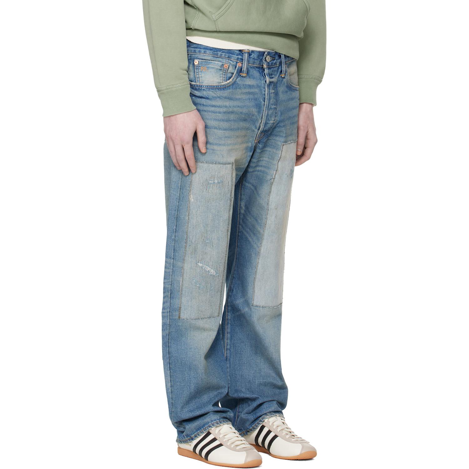 RRL Vintage 5-Pocket Midlands Selvedge Jeans in Blue for Men | Lyst
