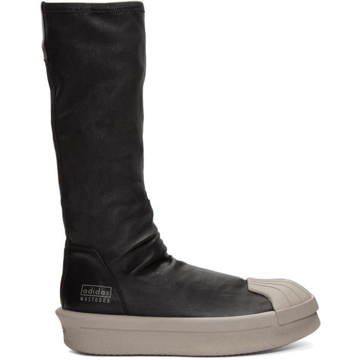 Rick Owens Black Adidas Edition Mastodon Stretch Boot High-top Sneakers for  Men | Lyst