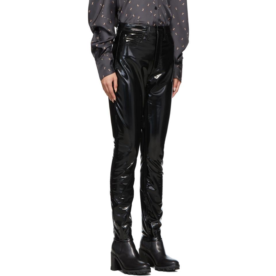 rag & bone vinyl pants