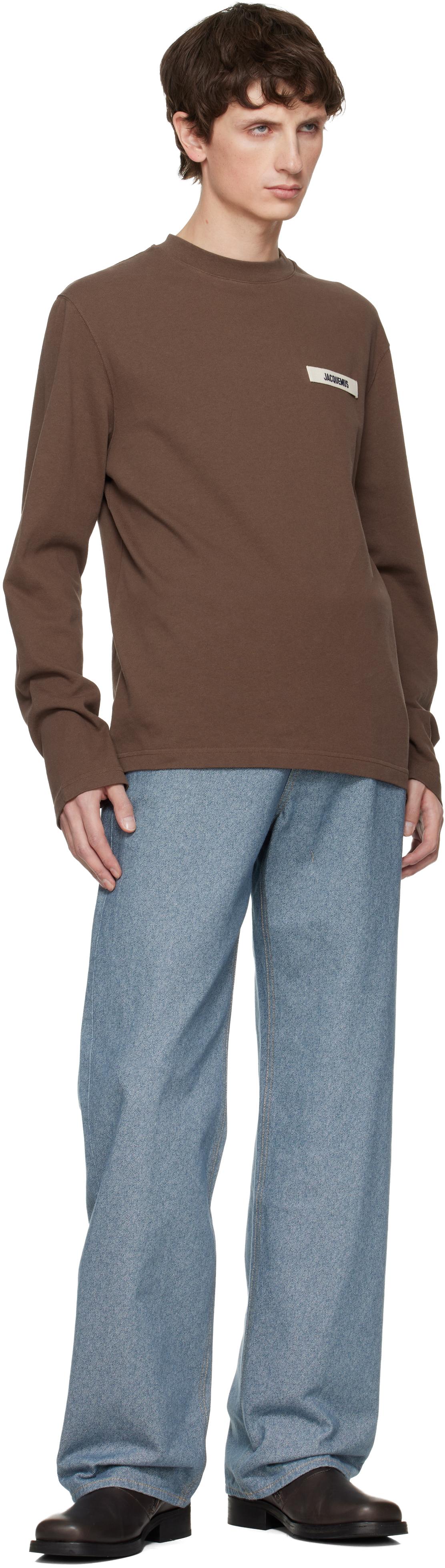 Jacquemus Long-sleeve t-shirts for Men | Online Sale up to 46% off