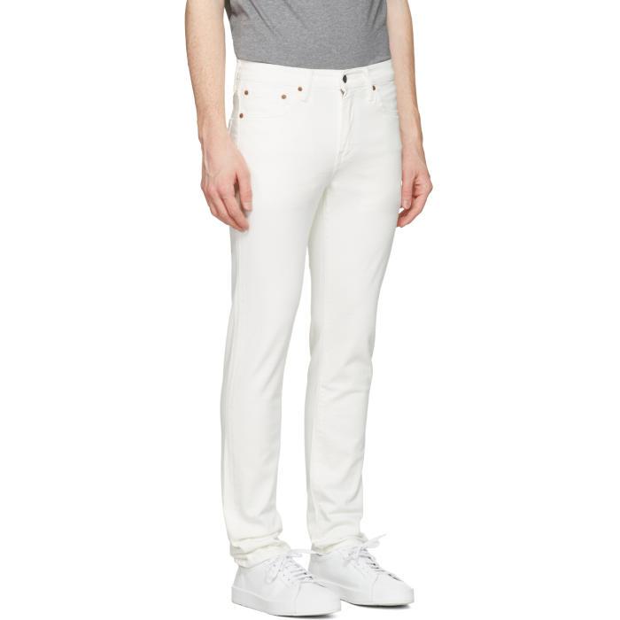 all white levis