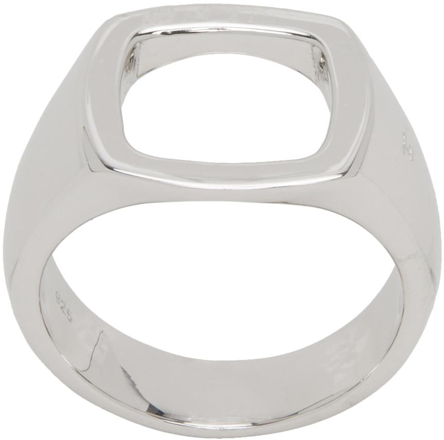 Tom Wood Cushion Open Ring in Metallic for Men | Lyst Tom Wood Cushion Open Ring in Metallic for Men | Lyst