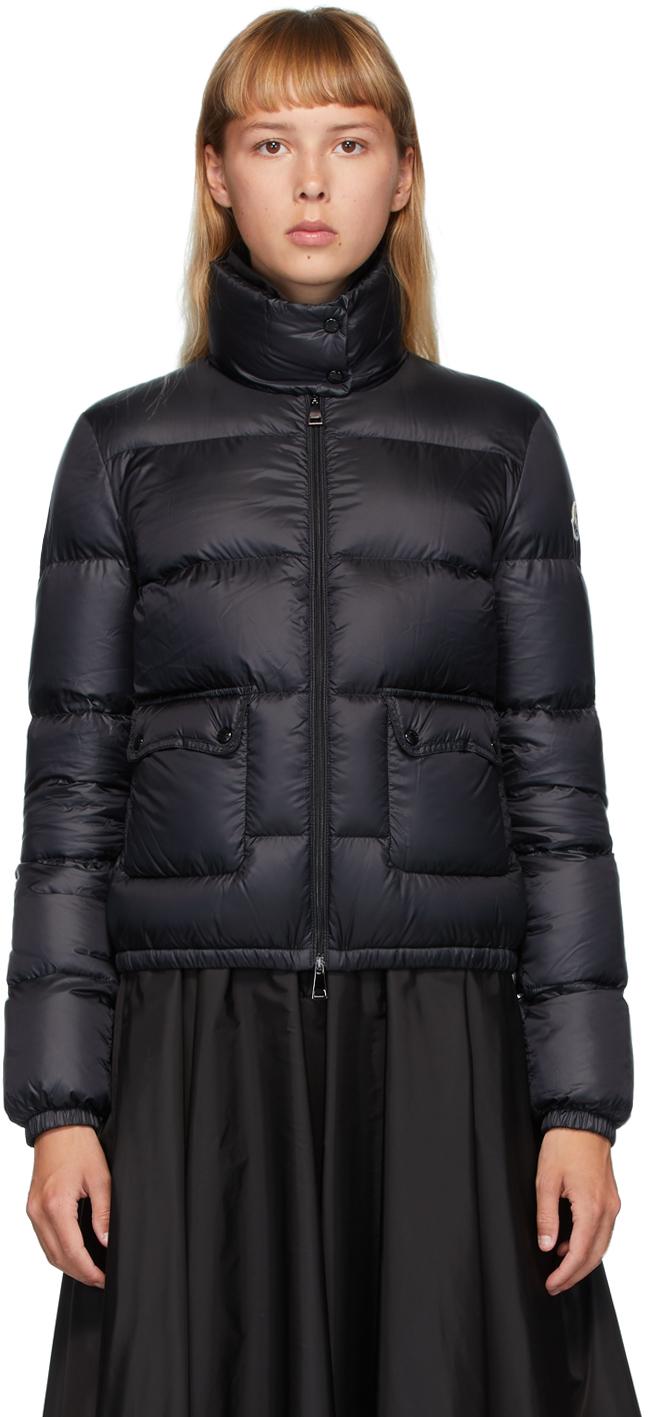 Moncler Lannic Quilted Shell Down Jacket in Black | Lyst