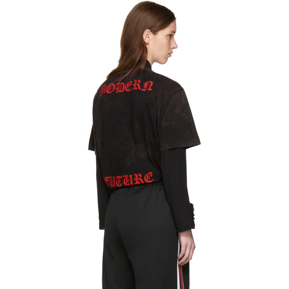 Gucci Cotton Black 'modern Future 