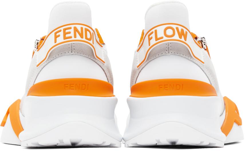 fendi sneakers orange