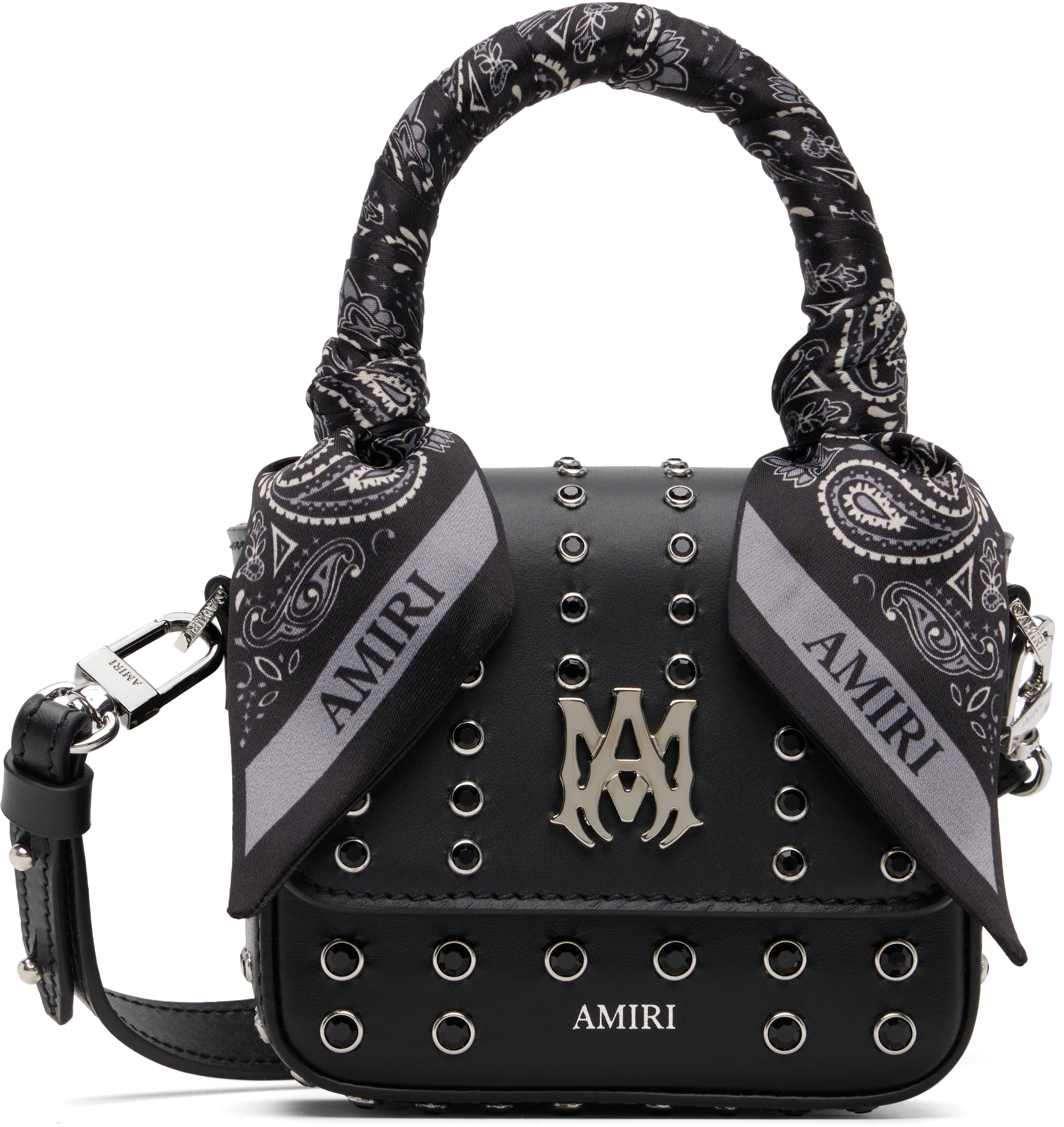 AMIRI バッグ AMIRI Bandana Micro Triangle ショルダーバッグ | ブラック | FARFETCH JP