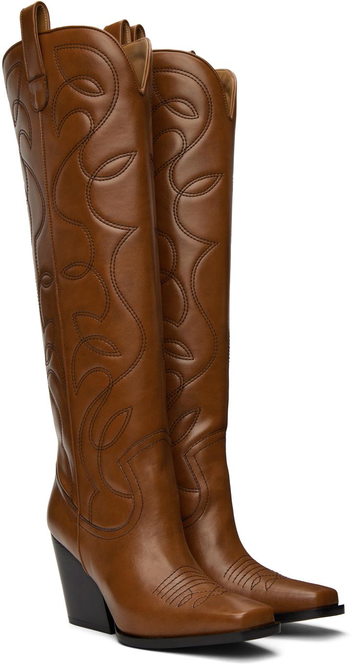 STELLA MCCARTNEY カウボーイ レザー アンクル ブーツ STELLA MCCARTNEY カウボーイ レザー アンクル ブーツ - メルカリ