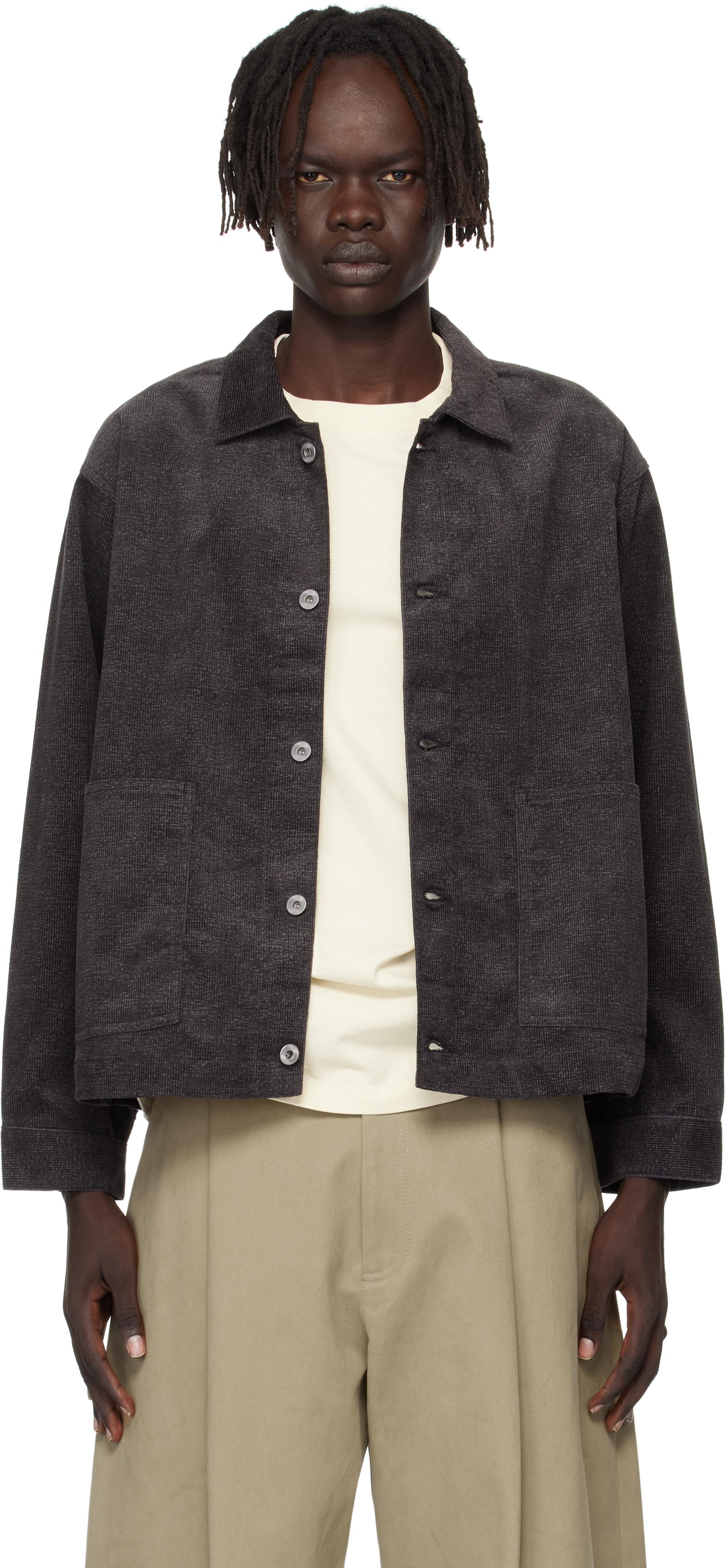 TAIGA TAKAHASHI Lot. 303 Coverall Jacket in Black for Men | Lyst