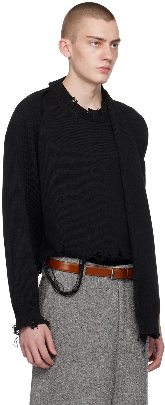 メンズ Doublet ブラック 2Way Sleeve セーター ブラック | Lyst