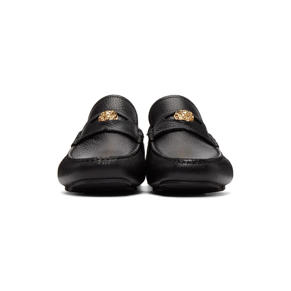 versace driving loafers