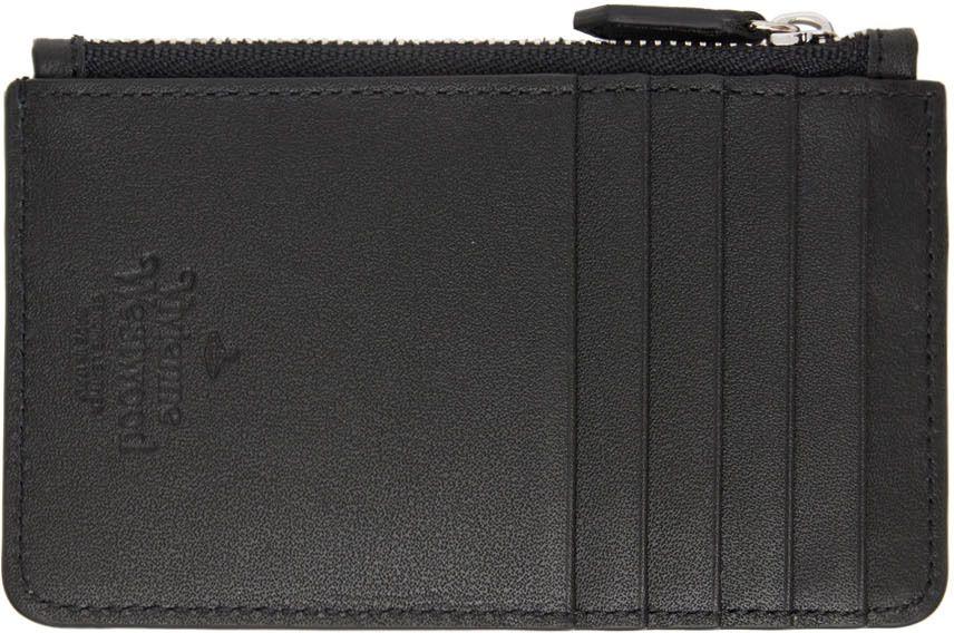 Vivienne Westwood Black Half Moon Card Holder for Men | Lyst