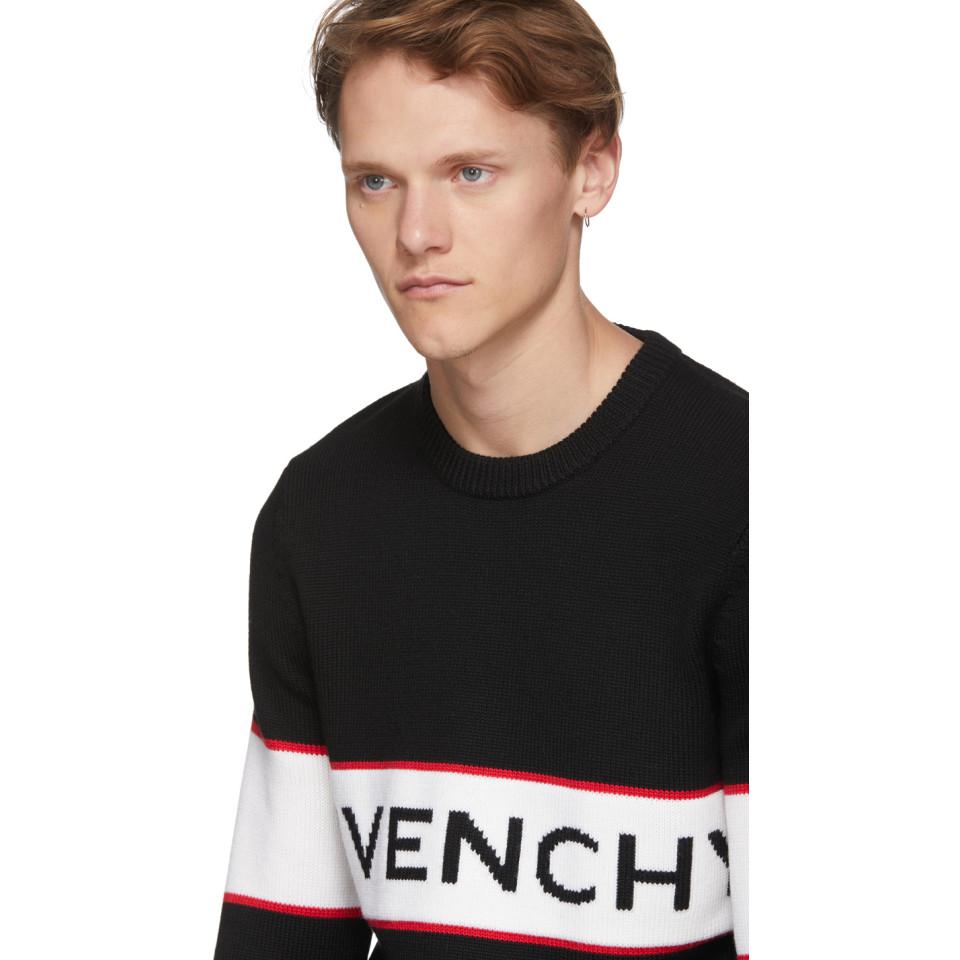givenchy band heavy sweater