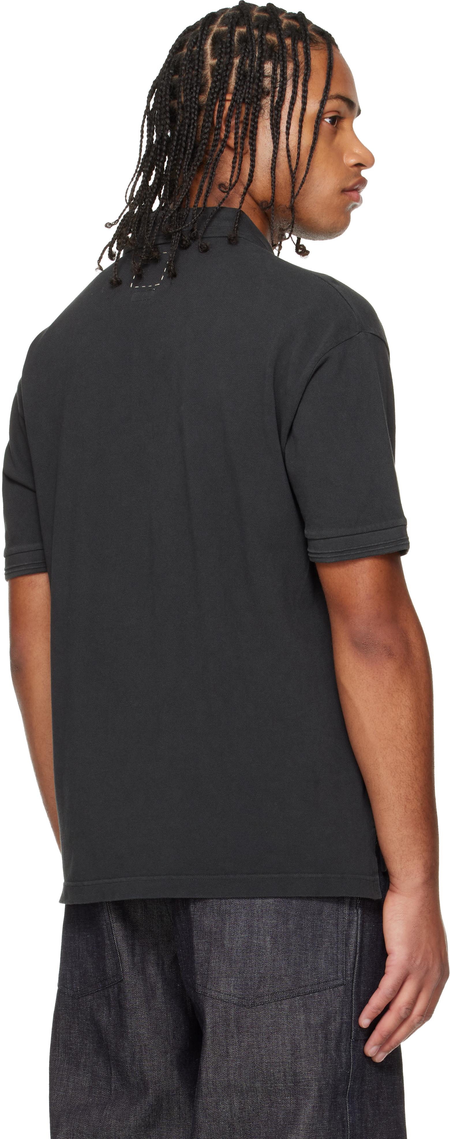 Visvim Jumbo Weller S/S Dmgd Polo in Black for Men | Lyst