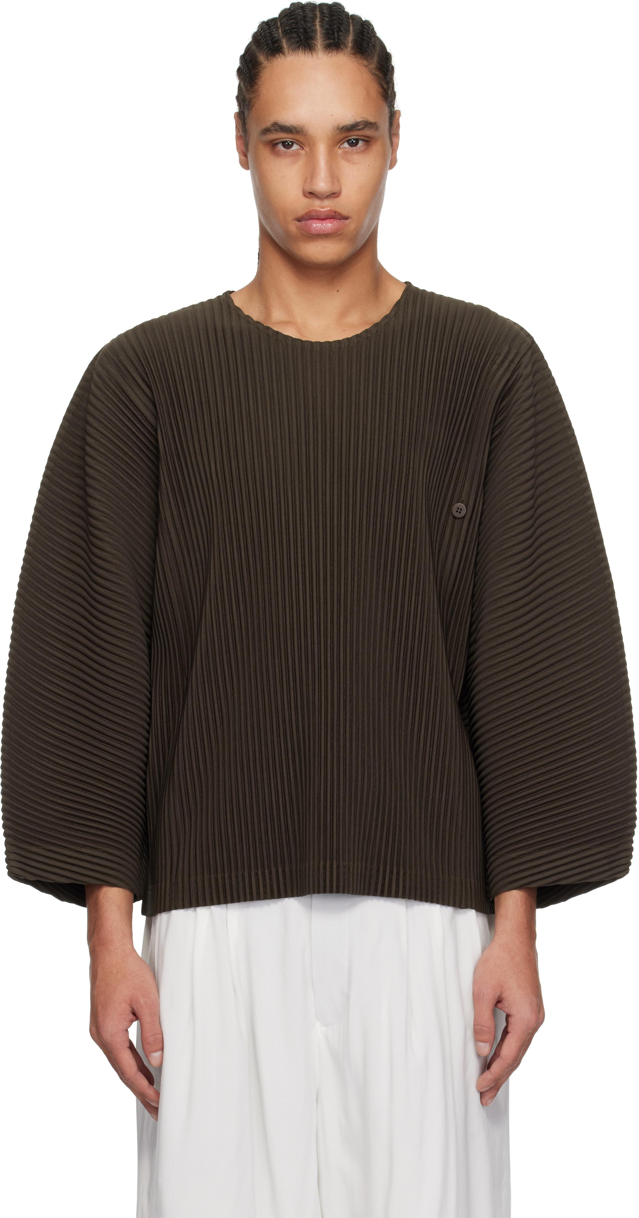 Homme Plissé Issey Miyake Turbine T-Shirt in Black for Men