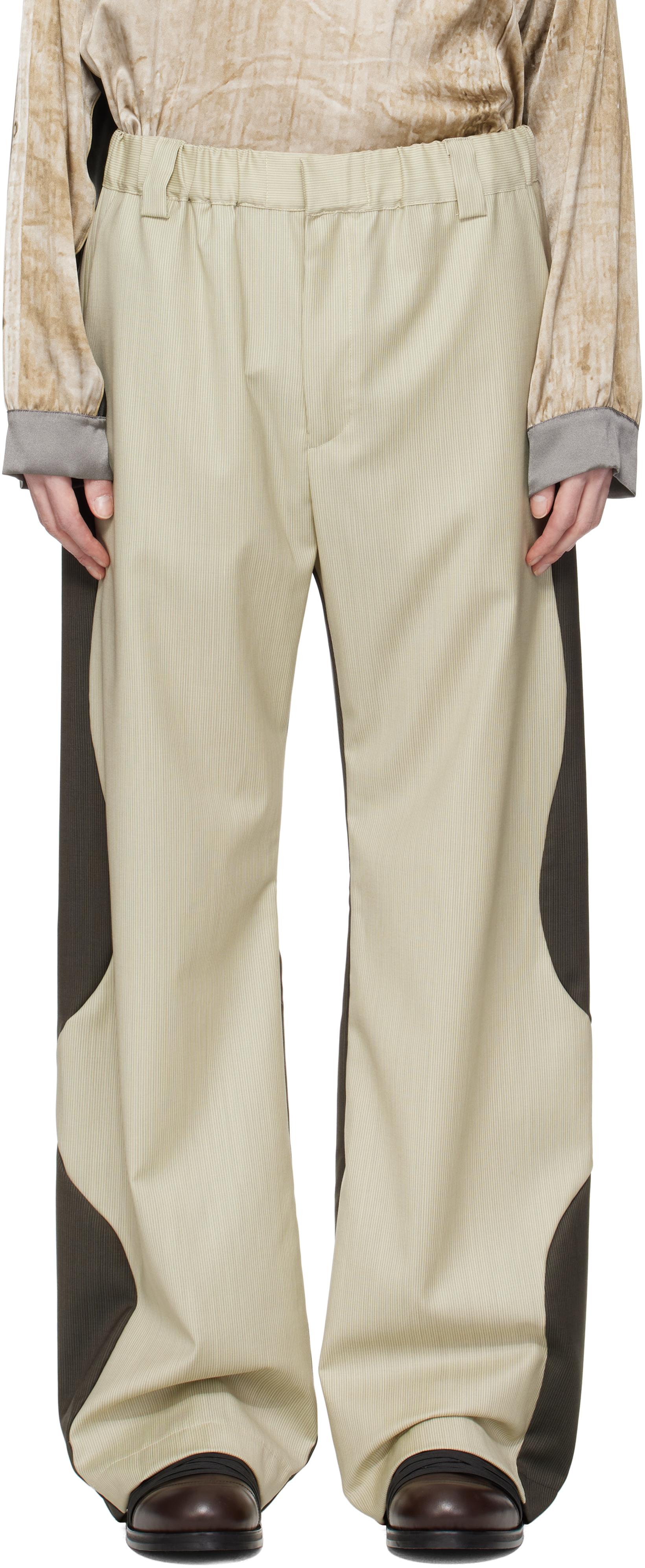 SERAPIS SSENSE限定 ブラック Sailor タックパンツ SERAPIS SSENSE限定 ブラック Sailor タックパンツ