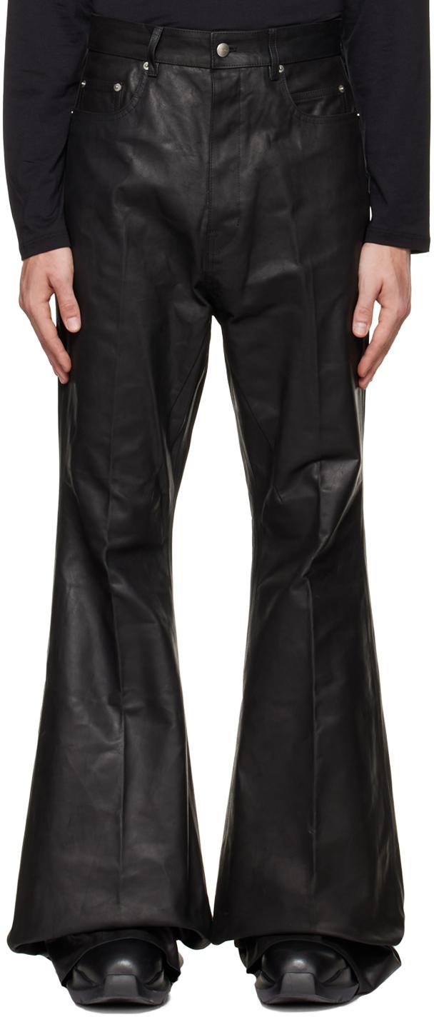 Rick Owens Black Bolan Leather Pants for Men | Lyst Canada