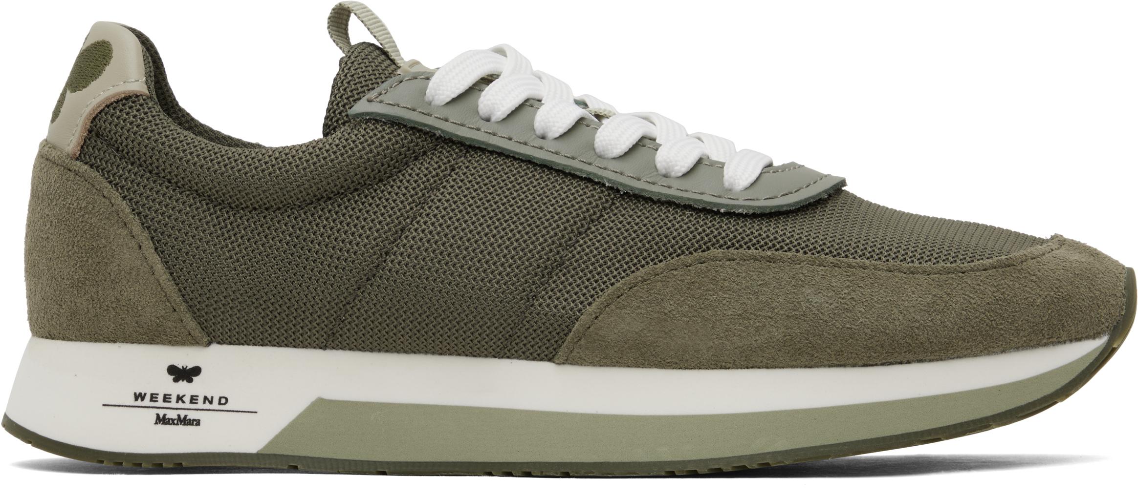 【関税込み】Weekend Max Mara グリーン Dedalo スニーカー レディース Weekend by Maxmara スニーカー | オンラインセール