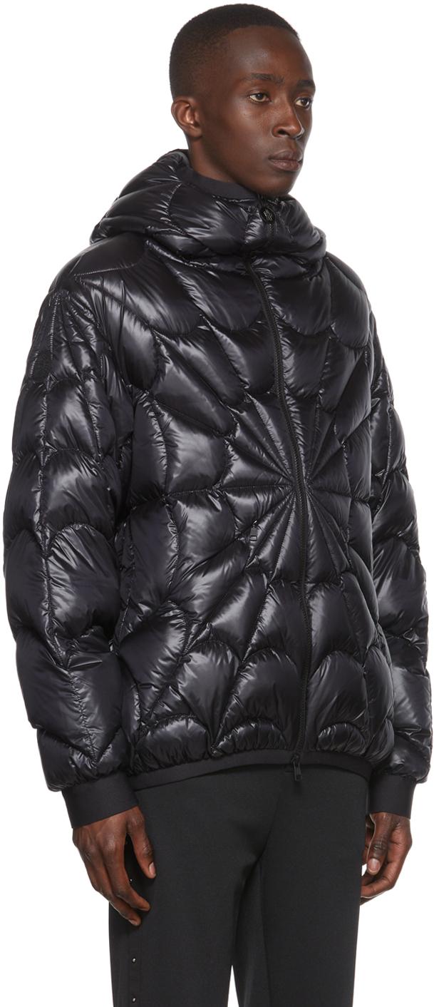 Moncler Black Spider Down Jacket for Men | Lyst