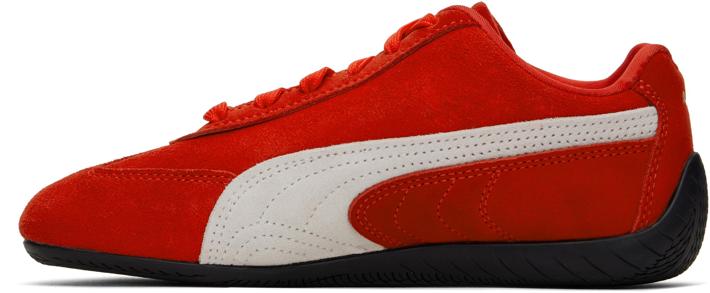 Puma suede rouge et blanc online