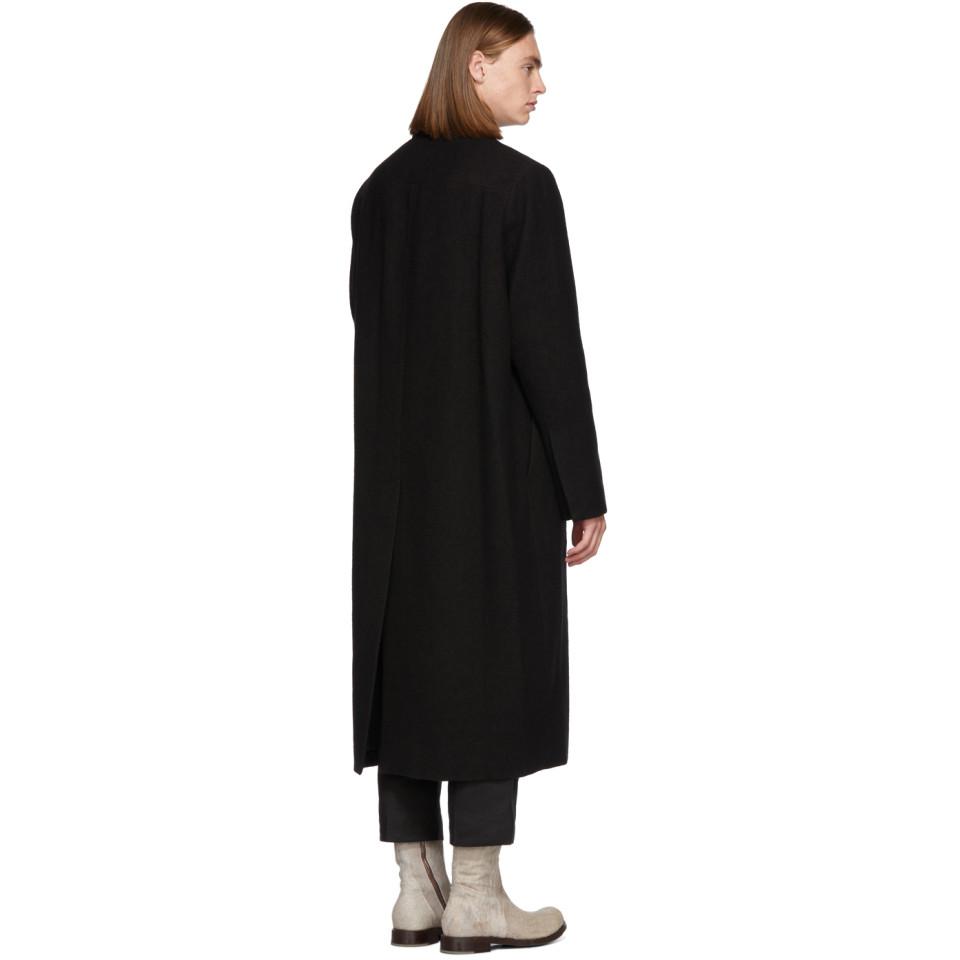 rick owens bell coat