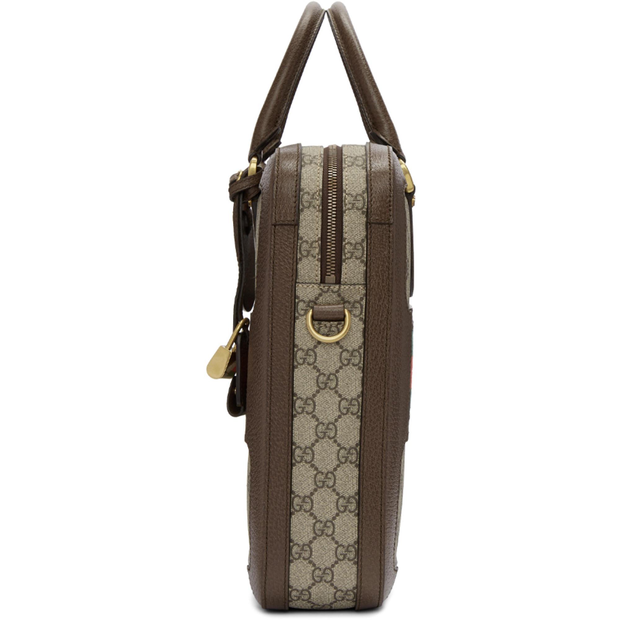 gucci supreme briefcase