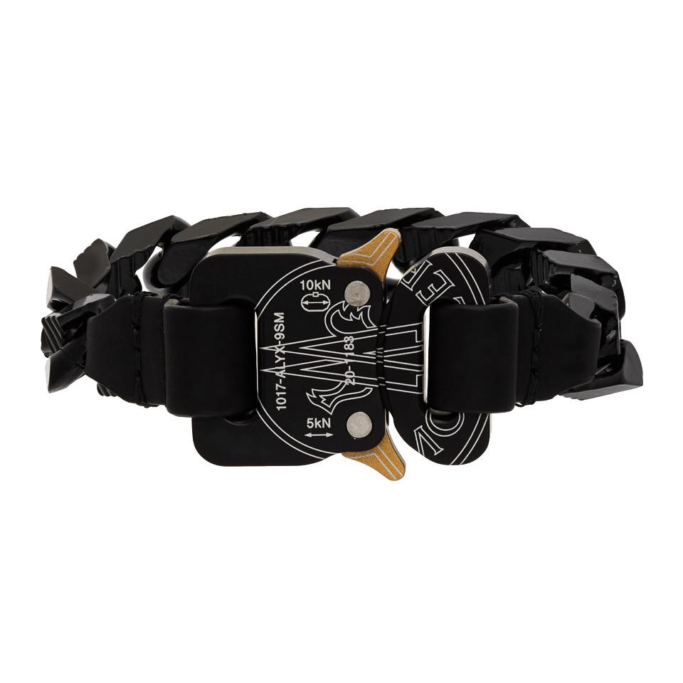 Bracelet a chaine noir Buckle 6 Moncler 1017 Alyx 9SM Moncler Genius en  coloris Noir | Lyst